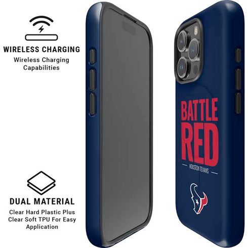 NFL Houston Texans Team Motto iPhone 16 Pro Magsafe Impact Case